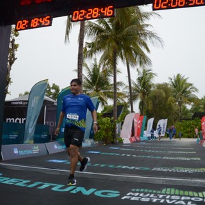 Race photo from Belitung Multisport Festival