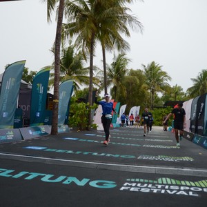 Race photo from Belitung Multisport Festival