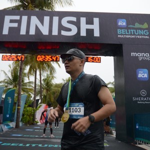 Race photo from Belitung Multisport Festival