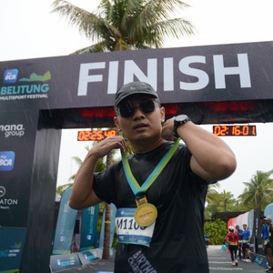Race photo from Belitung Multisport Festival
