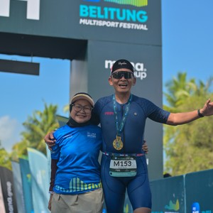Race photo from Belitung Multisport Festival