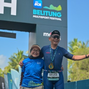 Race photo from Belitung Multisport Festival