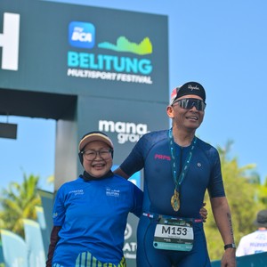 Race photo from Belitung Multisport Festival