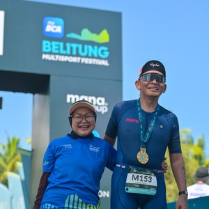 Race photo from Belitung Multisport Festival