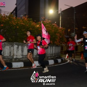 Race photo from SMARTFREN RUN 2026