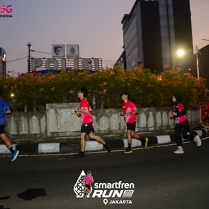Race photo from SMARTFREN RUN 2026