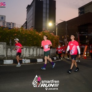 Race photo from SMARTFREN RUN 2026