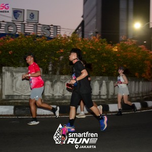 Race photo from SMARTFREN RUN 2026