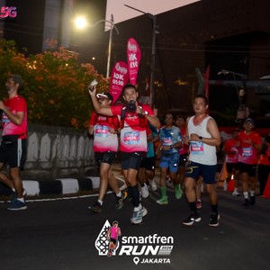 Race photo from SMARTFREN RUN 2026