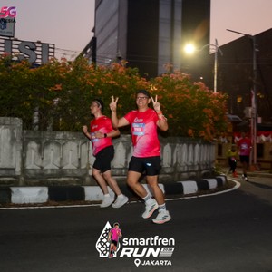 Race photo from SMARTFREN RUN 2026