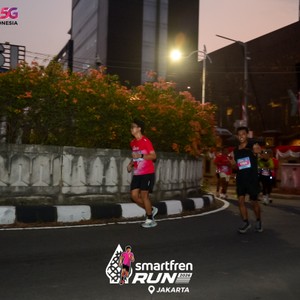 Race photo from SMARTFREN RUN 2026