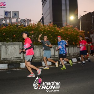 Race photo from SMARTFREN RUN 2026