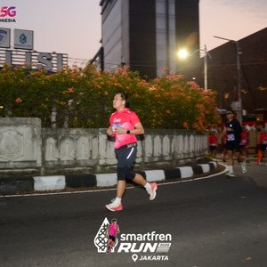 Race photo from SMARTFREN RUN 2026
