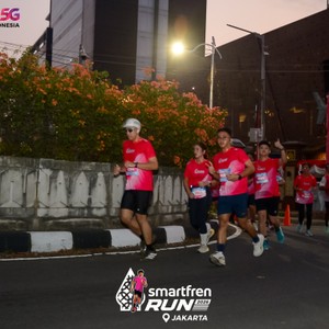 Race photo from SMARTFREN RUN 2026