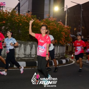 Race photo from SMARTFREN RUN 2026