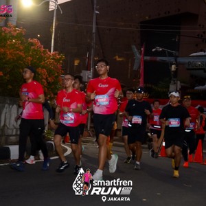 Race photo from SMARTFREN RUN 2026
