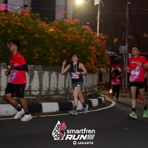 Race photo from SMARTFREN RUN 2026