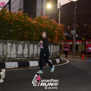 Race photo from SMARTFREN RUN 2026