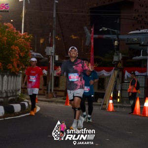 Race photo from SMARTFREN RUN 2026