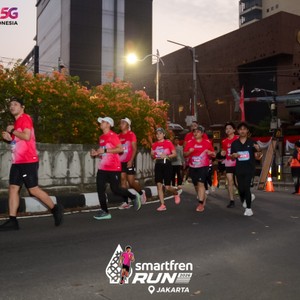 Race photo from SMARTFREN RUN 2026