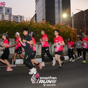 Race photo from SMARTFREN RUN 2026