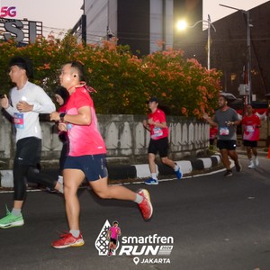 Race photo from SMARTFREN RUN 2026