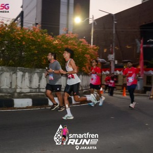 Race photo from SMARTFREN RUN 2026