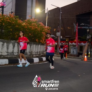 Race photo from SMARTFREN RUN 2026