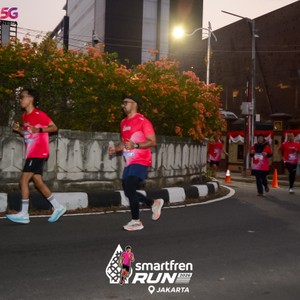 Race photo from SMARTFREN RUN 2026
