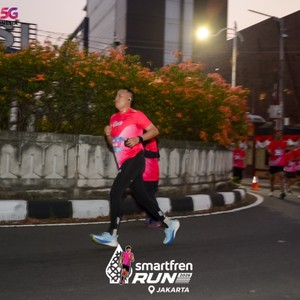 Race photo from SMARTFREN RUN 2026