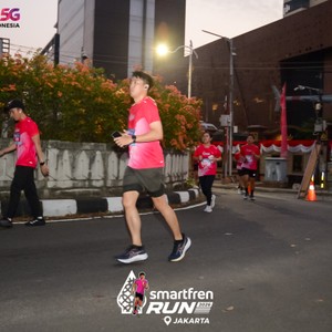 Race photo from SMARTFREN RUN 2026