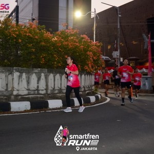 Race photo from SMARTFREN RUN 2026