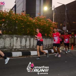 Race photo from SMARTFREN RUN 2026