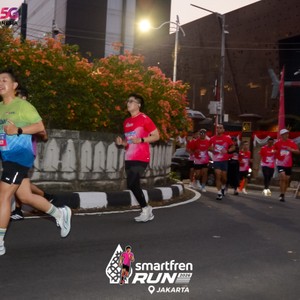 Race photo from SMARTFREN RUN 2026