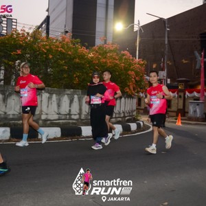 Race photo from SMARTFREN RUN 2026