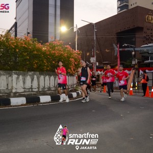 Race photo from SMARTFREN RUN 2026