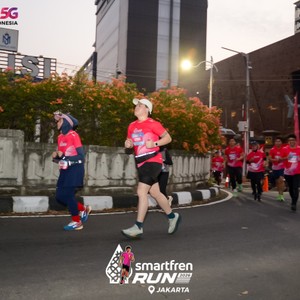 Race photo from SMARTFREN RUN 2026