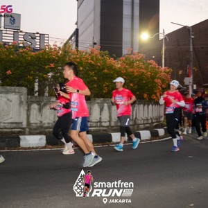 Race photo from SMARTFREN RUN 2026
