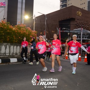Race photo from SMARTFREN RUN 2026