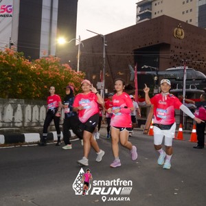 Race photo from SMARTFREN RUN 2026