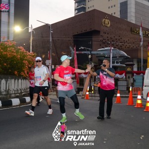Race photo from SMARTFREN RUN 2026