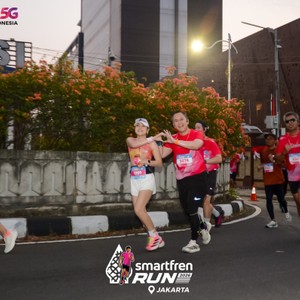 Race photo from SMARTFREN RUN 2026