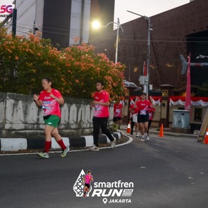 Race photo from SMARTFREN RUN 2026