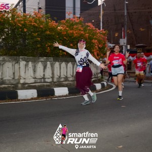 Race photo from SMARTFREN RUN 2026