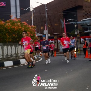 Race photo from SMARTFREN RUN 2026