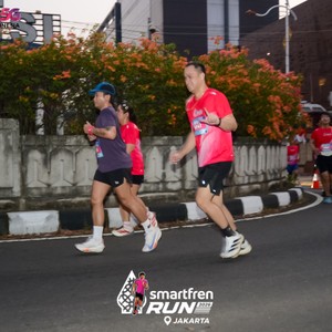 Race photo from SMARTFREN RUN 2026