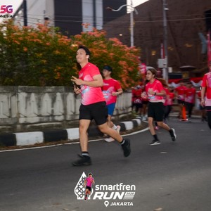 Race photo from SMARTFREN RUN 2026