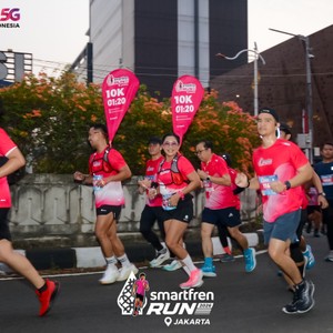 Race photo from SMARTFREN RUN 2026