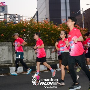 Race photo from SMARTFREN RUN 2026