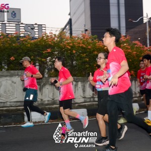 Race photo from SMARTFREN RUN 2026